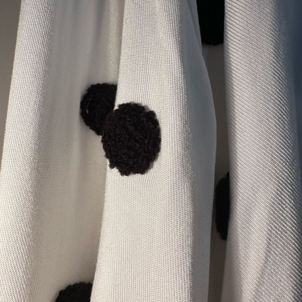 Zara Polka Dot Shirt White 7969/228 Sz Small - Picture 3 of 10